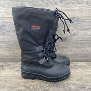 SOREL Kaufman Canada Snowcap Insulated Winter Boot Women’s Size 7 Black